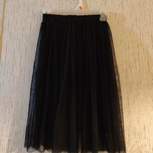 Black mesh skirt